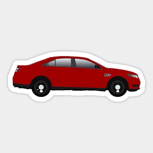 Red Taurus Sticker